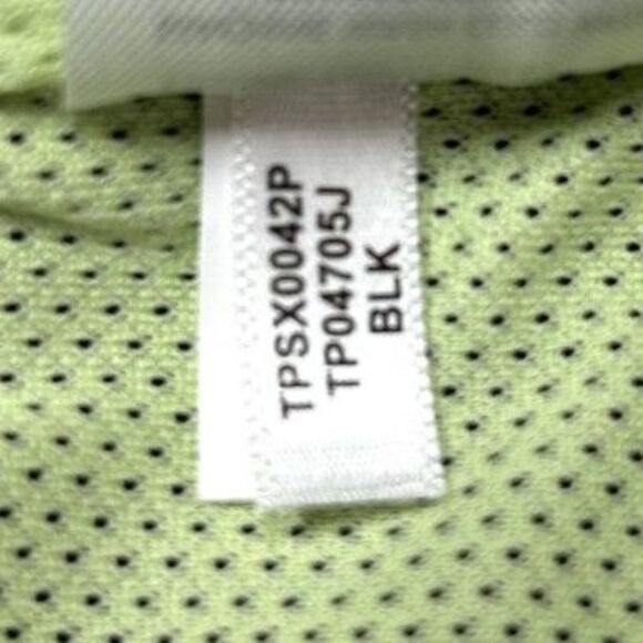 Hilfiger Windbreaker Lined Wm Sz M Navy Blue & Neon Yellow Accents Soft Fabric - Picture 16 of 16